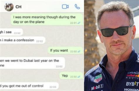 christian horner texts screenshots|Here Are Christian Horner’s Alleged Leaked WhatsApp Messages